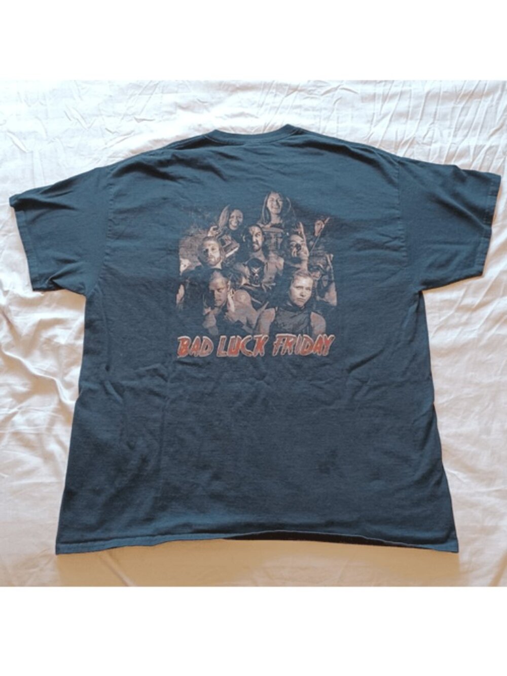 Bad Luck Friday Ashley Vox "Team Ashley" T-Shirt Adult Size XL Indie Wrestling